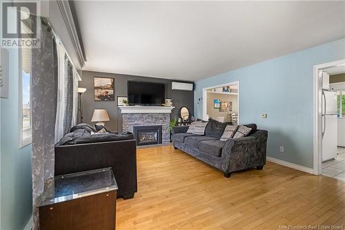 24 Anne, Moncton, NB - Indoor Photo Showing Living Room With Fireplace