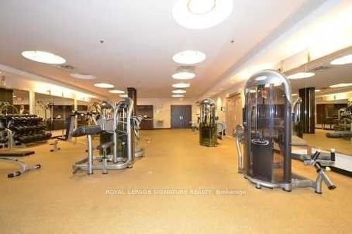 1407-90 Absolute Ave, Mississauga, ON - Indoor Photo Showing Gym Room