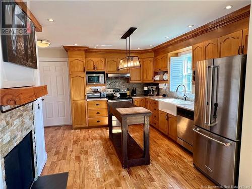 129 Despres Road, Saint-André, NB - Indoor Photo Showing Kitchen