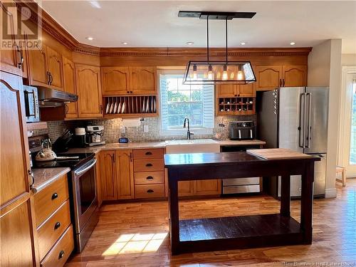 129 Despres Road, Saint-André, NB - Indoor Photo Showing Kitchen