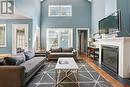 11 Rosemary Road, Tiny, ON  - Indoor Photo Showing Living Room With Fireplace 