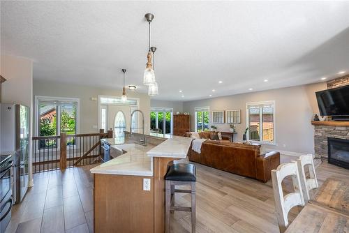 46 Sea Breeze Drive, Port Dover, ON - Indoor With Fireplace