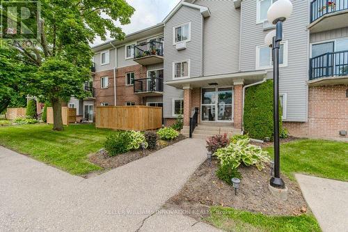 305 - 276 Eiwo Court, Waterloo, ON - Outdoor With Balcony With Facade