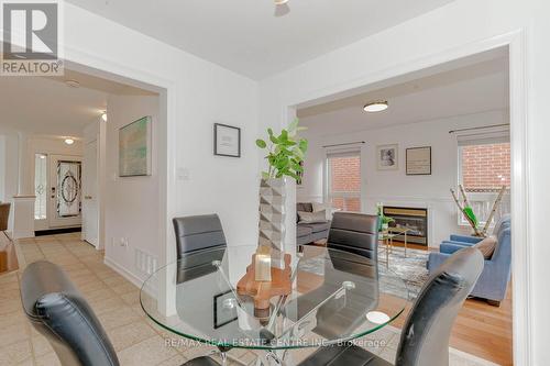 108 Williamson Drive, Brampton (Fletcher'S Meadow), ON - Indoor Photo Showing Dining Room With Fireplace