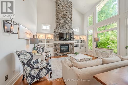 16 Bridle Path, Oro-Medonte (Horseshoe Valley), ON - Indoor Photo Showing Living Room With Fireplace