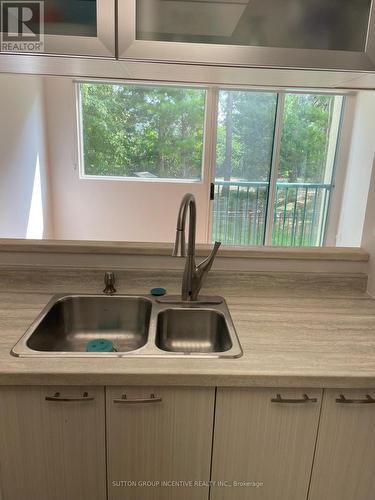 102 - 75 Ellen Street, Barrie (City Centre), ON - Indoor Photo Showing Kitchen With Double Sink