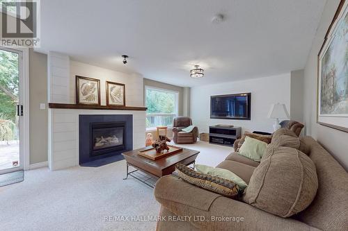 86 Osprey Ridge Road, Barrie (Little Lake), ON - Indoor Photo Showing Living Room With Fireplace