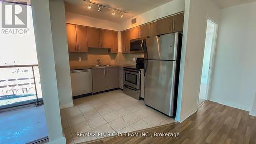 1302 - 12 Yonge Street, Toronto (Waterfront Communities), ON - Indoor Photo Showing Kitchen With Stainless Steel Kitchen With Double Sink