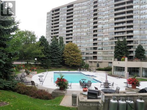 1209 - 1890 Valley Farm Road, Pickering (Town Centre), ON - Outdoor With In Ground Pool With Facade