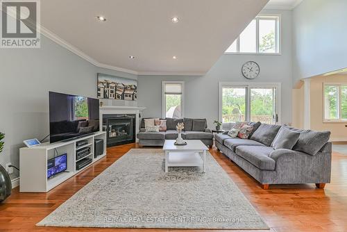 46 Oxbow Road, Brantford, ON - Indoor Photo Showing Living Room With Fireplace