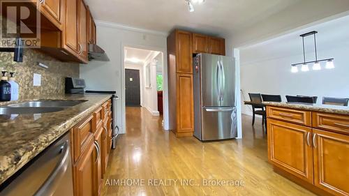 63 Bowerbank Drive, Toronto (Newtonbrook East), ON - Indoor Photo Showing Kitchen With Double Sink