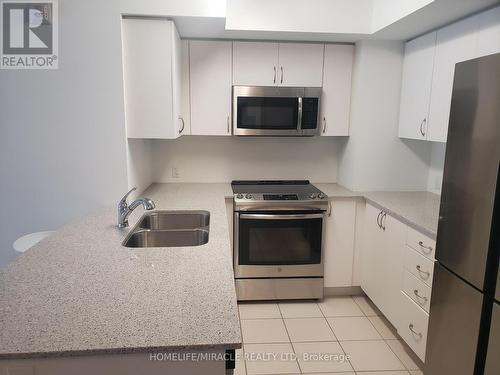 106 - 30 Via Rosedale Drive, Brampton, ON - Indoor Photo Showing Kitchen With Stainless Steel Kitchen With Double Sink