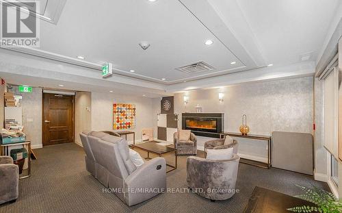 106 - 30 Via Rosedale Drive, Brampton, ON - Indoor With Fireplace