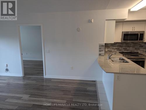 106 - 30 Via Rosedale Drive, Brampton (Sandringham-Wellington), ON - Indoor Photo Showing Kitchen With Double Sink