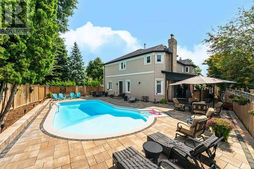 4508 Credit Pointe Drive, Mississauga (East Credit), ON - Outdoor With In Ground Pool With Deck Patio Veranda With Backyard With Exterior