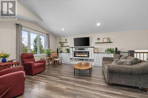 2263 Victoria Road, Prince Edward County (Ameliasburgh), ON - Indoor Photo Showing Living Room With Fireplace