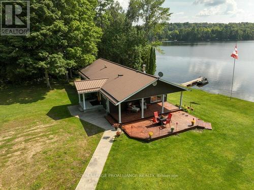 1049 Perry Lane, North Frontenac, ON - Outdoor With Body Of Water With Deck Patio Veranda