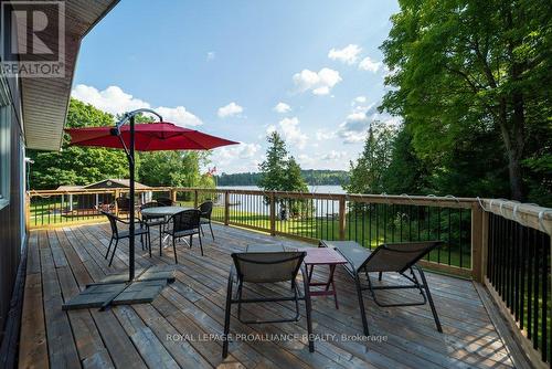 1049 Perry Lane, North Frontenac, ON - Outdoor With Body Of Water With Deck Patio Veranda With Exterior