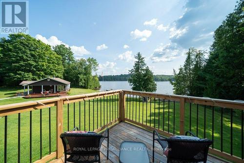 1049 Perry Lane, North Frontenac, ON - Outdoor With Body Of Water With Deck Patio Veranda