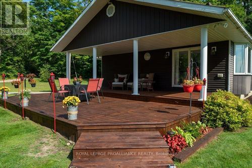 1049 Perry Lane, North Frontenac, ON - Outdoor With Deck Patio Veranda