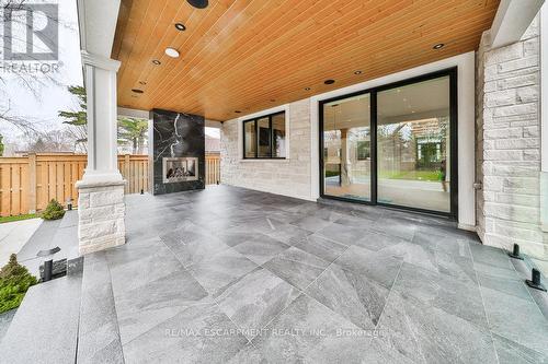 556 Fourth Line, Oakville, ON - Outdoor With Fireplace With Exterior