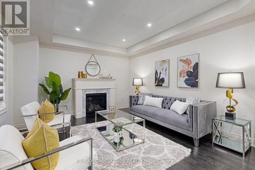 250 Wesmina Avenue, Whitchurch-Stouffville, ON - Indoor Photo Showing Living Room With Fireplace