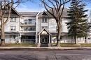 105 2275 Mcintyre Street, Regina, SK  - Outdoor With Balcony With Facade 