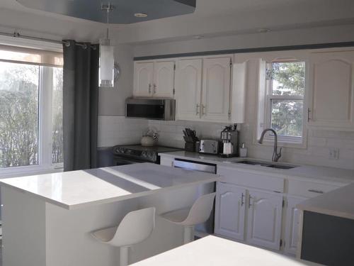 Kitchen - 1197 Route 101, Nédélec, QC - Indoor Photo Showing Kitchen With Double Sink