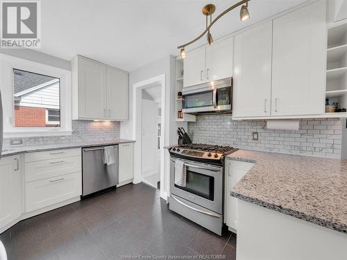 840 Janisse Drive, Windsor, ON - Indoor Photo Showing Kitchen With Upgraded Kitchen