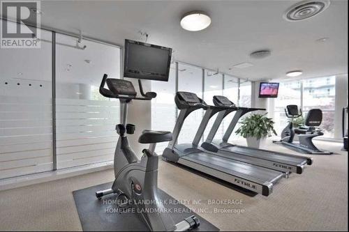 3506 - 225 Webb Drive, Mississauga, ON - Indoor Photo Showing Gym Room
