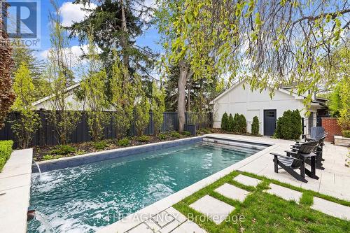 66 Victoria Street, Milton, ON - Outdoor With In Ground Pool