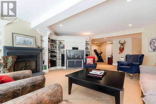 10125 Pineview Trail, Milton, ON - Indoor Photo Showing Living Room With Fireplace