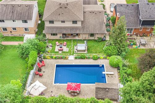 Your own Porta Backyarda! - 64 Terrace Drive, Dundas, ON - Outdoor With In Ground Pool