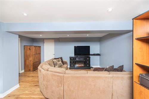 Cozy tv area with electric fireplace (included) - 64 Terrace Drive, Dundas, ON - Indoor