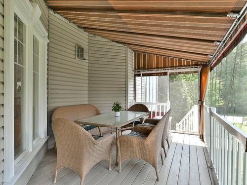 Patio - 22 Av. Godfrey, Saint-Sauveur, QC - Outdoor With Deck Patio Veranda With Exterior