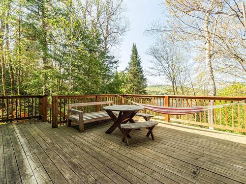 Terrasse - 394 Ch. De La Chapelle, La Minerve, QC - Outdoor With Deck Patio Veranda