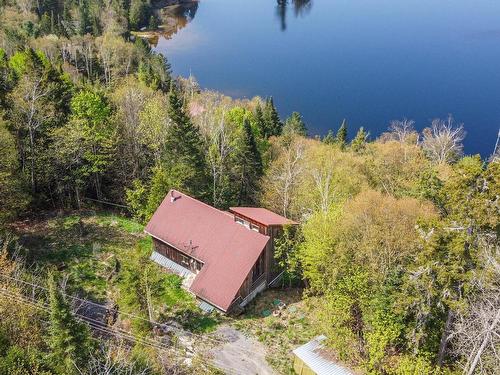 Photo aÃ©rienne - 394 Ch. De La Chapelle, La Minerve, QC - Outdoor With Body Of Water With View