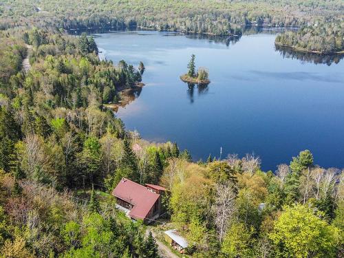 Photo aÃ©rienne - 394 Ch. De La Chapelle, La Minerve, QC - Outdoor With Body Of Water With View