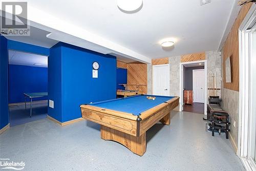 Games Room Lower Level - 285 Huron Trail, Port Severn, ON - Indoor Photo Showing Other Room