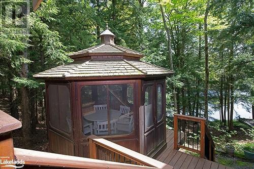 Beautiful Gazebo off the side of The Cottage Entrance - 285 Huron Trail, Port Severn, ON - Outdoor