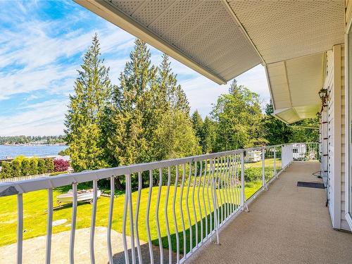 2340 Higginson Rd, Nanoose Bay, BC - Outdoor With Body Of Water With Deck Patio Veranda With Exterior