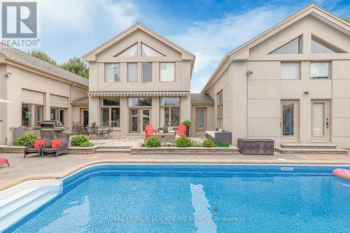 160 Grand Cypress Lane, Blue Mountains, ON - Outdoor With In Ground Pool With Deck Patio Veranda