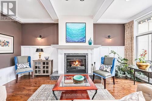 160 Grand Cypress Lane, Blue Mountains, ON - Indoor Photo Showing Living Room With Fireplace