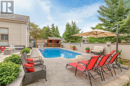 160 Grand Cypress Lane, Blue Mountains, ON - Outdoor With In Ground Pool With Deck Patio Veranda