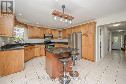 52 Hillgarden Drive, Hamilton, ON - Indoor Photo Showing Kitchen With Stainless Steel Kitchen With Double Sink