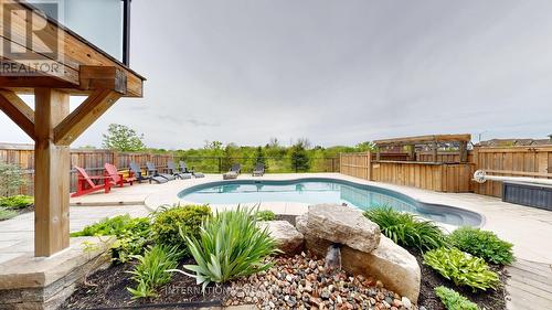 55 Barchard Street, Clarington, ON - Outdoor With In Ground Pool With Deck Patio Veranda