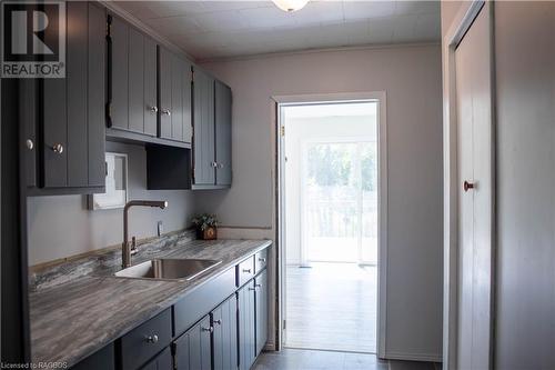 Walk in pantry w sink and laundry area(hook up ready) - 291 Huron Road, Red Bay, ON - Indoor Photo Showing Kitchen