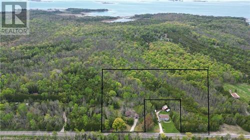 Outline is for illustration purposes only and is not accurate property outline. Please see detailed Mapping on Bruce County site. - 291 Huron Road, Red Bay, ON - Outdoor With View