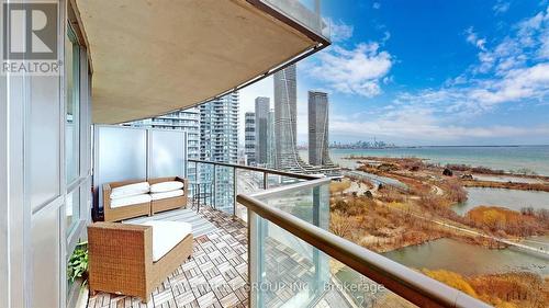 2207 - 2230 Lake Shore Boulevard W, Toronto, ON - Outdoor With Body Of Water With Balcony With View