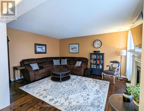 13 Cobblestone Court, Brampton, ON - Indoor Photo Showing Living Room With Fireplace